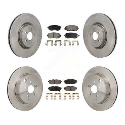 Kit de plaquettes semi-métalliques de rotor de frein avant et arrière pour Toyota 86 19 avec frein Brembo