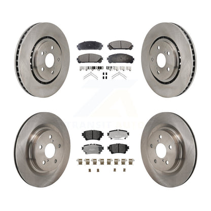 Kit de rotor de frein avant et arrière et plaquettes semi-métalliques pour Toyota Sienna RAV4 Prime bZ4