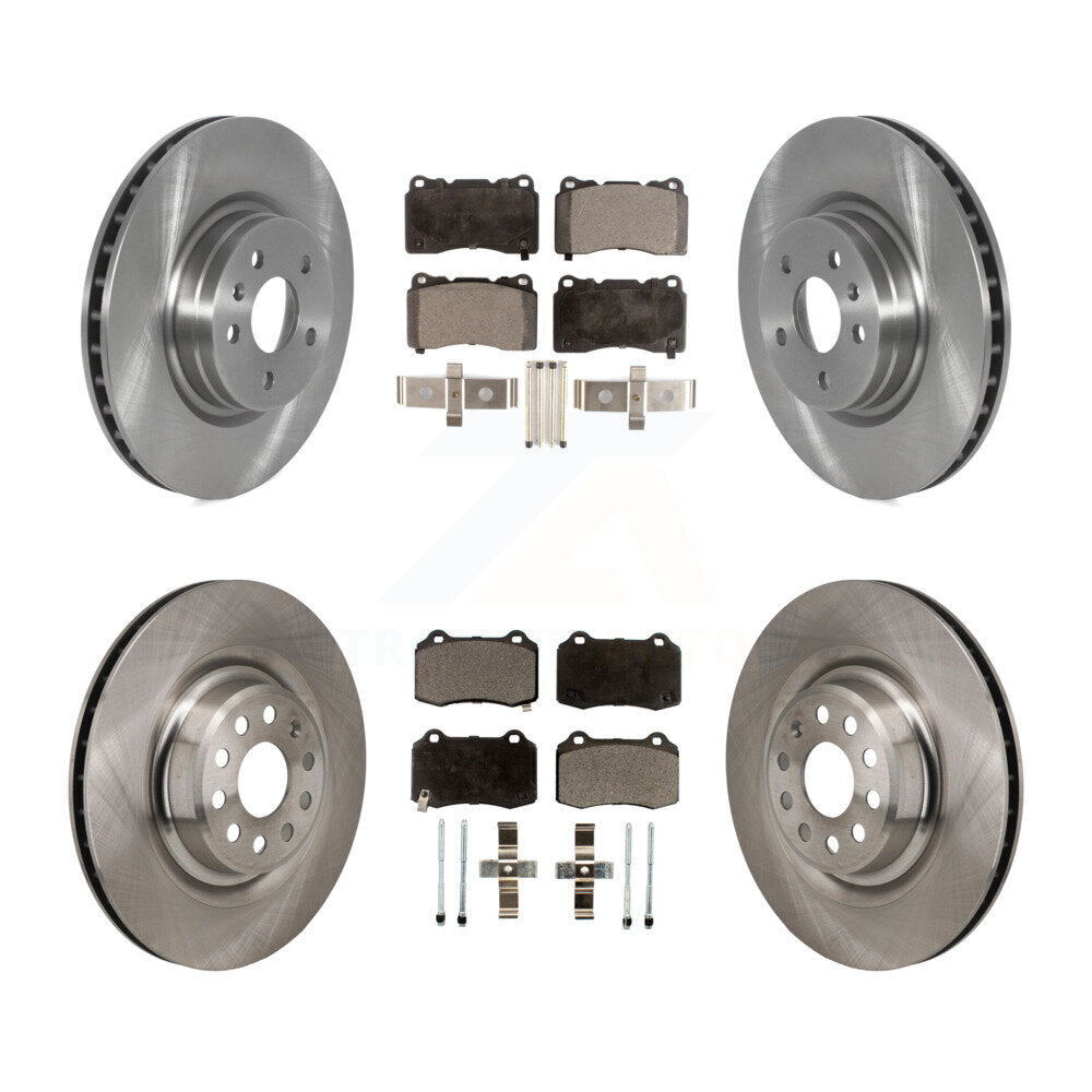 Kit de disques de frein à disque avant et arrière et plaquettes semi-métalliques pour Tesla S K8F-104193