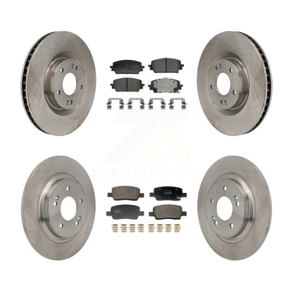 Rotors de frein avant arrière et Kit de plaquettes semi-métalliques pour Hyundai Santa Fe Kia Sorent
