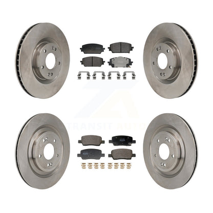 Rotors de frein avant arrière et Kit de plaquettes semi-métalliques pour Hyundai Santa Fe Kia Sorent