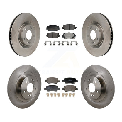 Kit de disques de frein avant et arrière et plaquettes semi-métalliques pour Hyundai Santa Cru 2022 – 2024