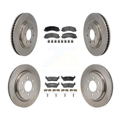 Kit de rotors de frein à disque avant et arrière et plaquettes semi-métalliques pour Ford F-150 Lightnin