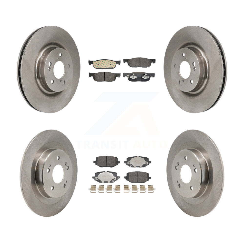 Kit de rotor de frein à disque avant et arrière et plaquettes semi-métalliques pour Acura MDX 2022 2023 3.5