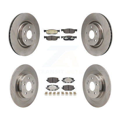 Kit de rotor de frein à disque avant et arrière et plaquettes semi-métalliques pour Acura MDX 2022 2023 3.5