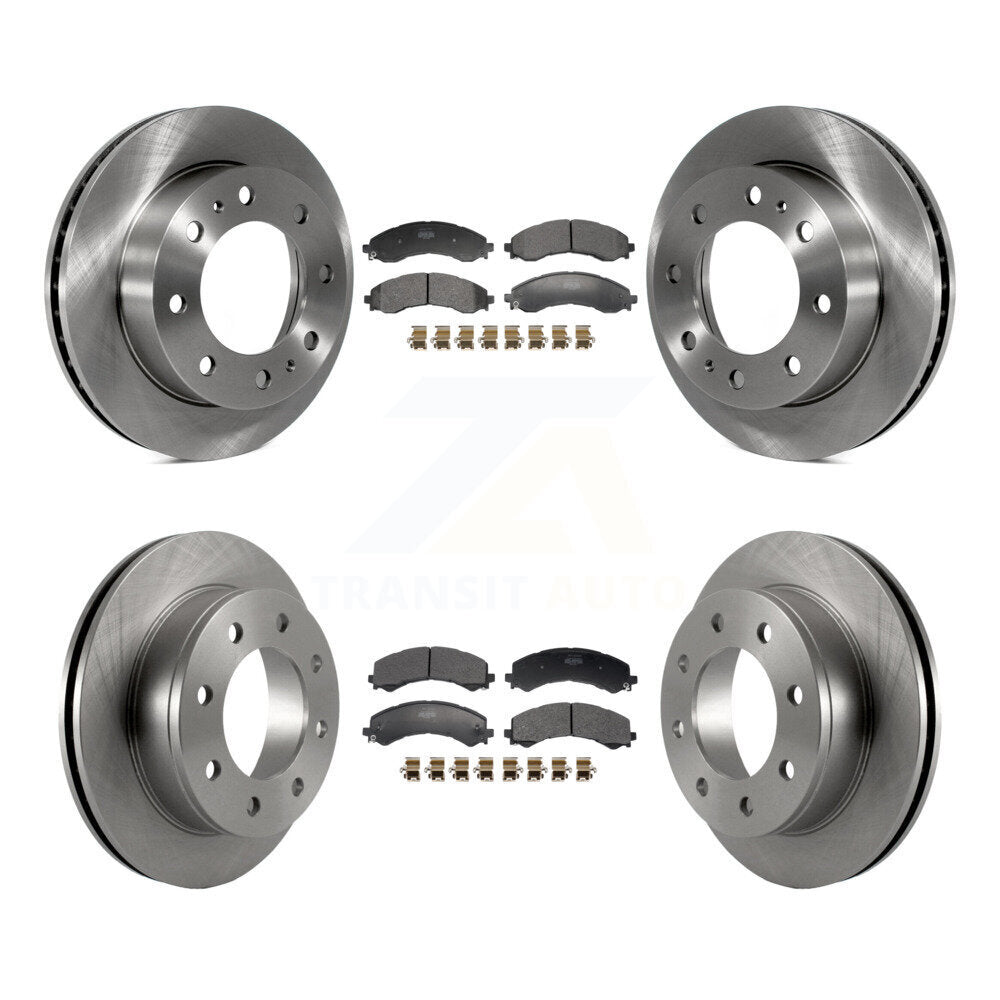 Rotors de frein à disque avant et arrière, Kit de plaquettes semi-métalliques pour GMC Savana 2500 Chevrole