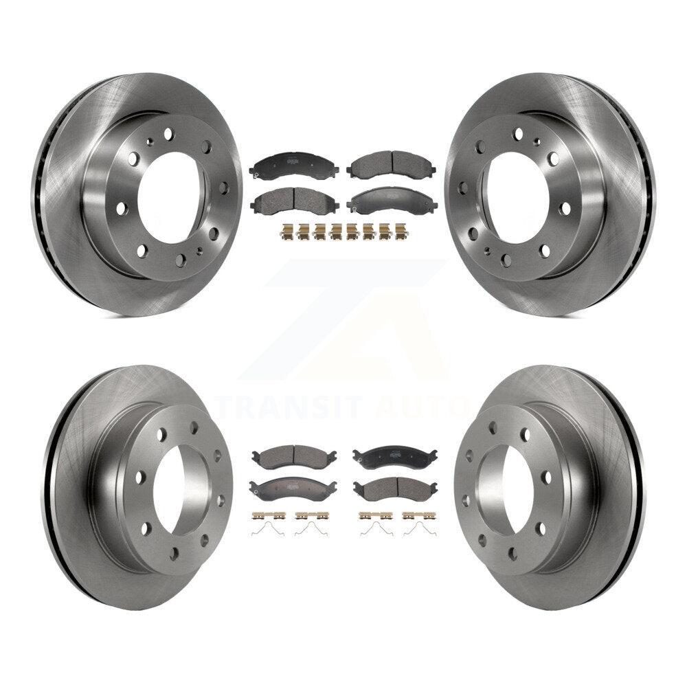 Rotors de frein à disque avant et arrière, Kit de plaquettes semi-métalliques pour GMC Savana 2500 Chevrole
