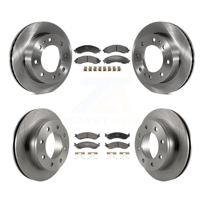 Rotors de frein à disque avant et arrière, Kit de plaquettes semi-métalliques pour GMC Savana 2500 Chevrole