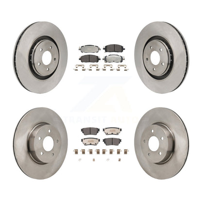 Kit de rotor de frein avant et arrière et plaquettes semi-métalliques pour Mitsubishi Outlander Nissa