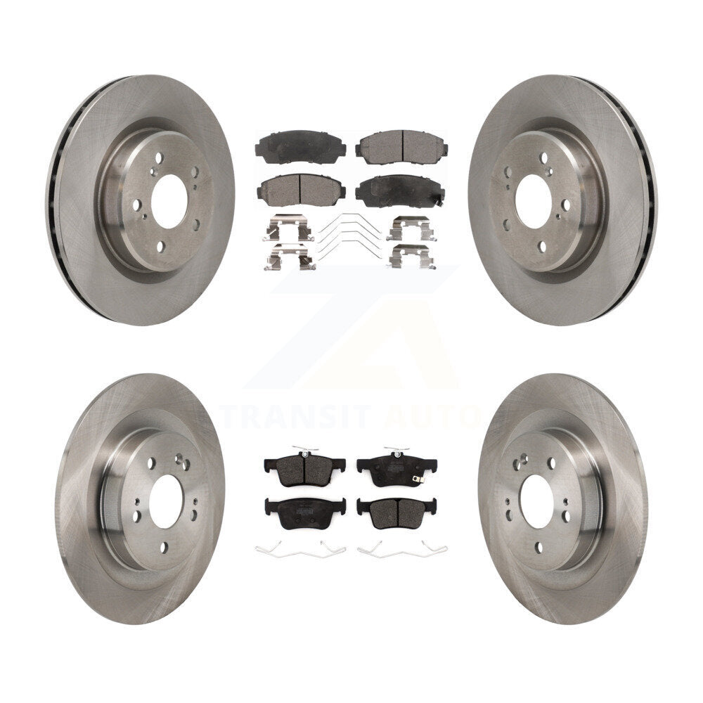 Kit de rotor de frein à disque avant et arrière et plaquettes semi-métalliques pour Acura TLX 2021 2023 2.0