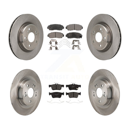 Kit de rotor de frein à disque avant et arrière et plaquettes semi-métalliques pour Acura TLX 2021 2023 2.0