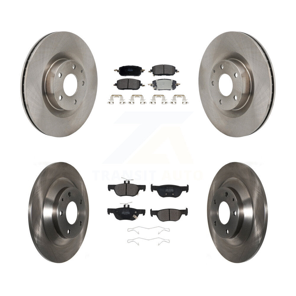 Kit de rotor de frein à disque avant et arrière et plaquettes semi-métalliques pour Mazda MX-30 E 2022 – 2023