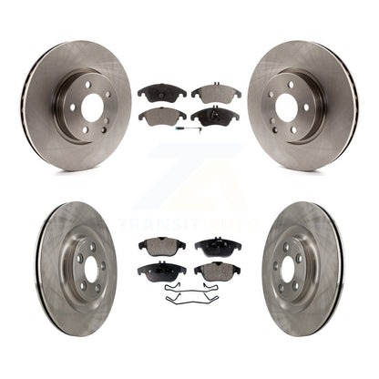 Kit de disques de frein à disque avant et arrière et plaquettes semi-métalliques pour Mercedes-Benz E400