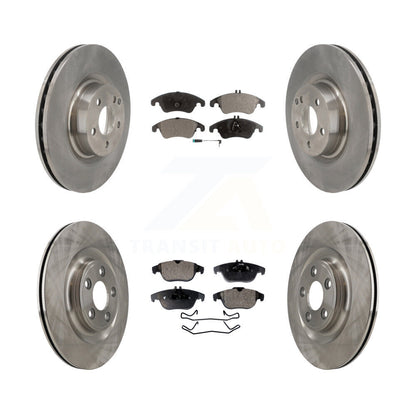 Kit de disques de frein à disque avant et arrière et plaquettes semi-métalliques pour Mercedes-Benz E400