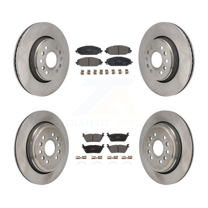 Kit de plaquettes de frein semi-métalliques pour Rotors de frein avant et arrière, pour Ram 1500 Jeep Wagoneer Grand