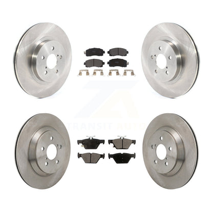 Kit de rotors de frein à disque avant et arrière et plaquettes semi-métalliques pour Subaru Crosstrek