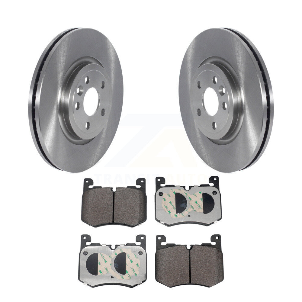 Kit de disques de frein à disque avant et plaquettes semi-métalliques pour Jaguar F-Pace K8F-104216