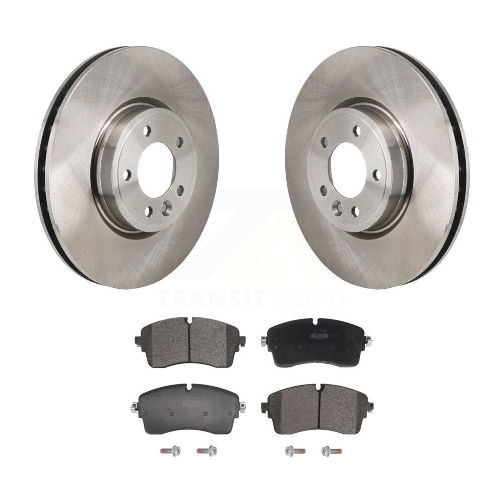 Rotors de frein à disque avant et Kit de plaquettes semi-métalliques pour Land Rover Discovery Rang