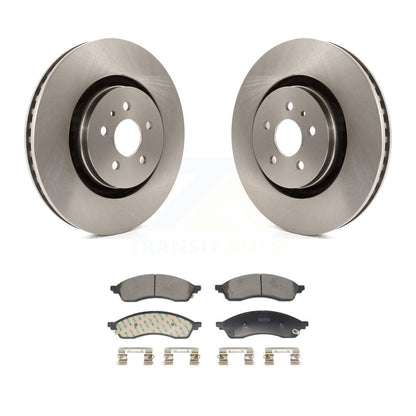 Kit de disques de frein à disque avant et plaquettes semi-métalliques pour Lincoln Nautilus