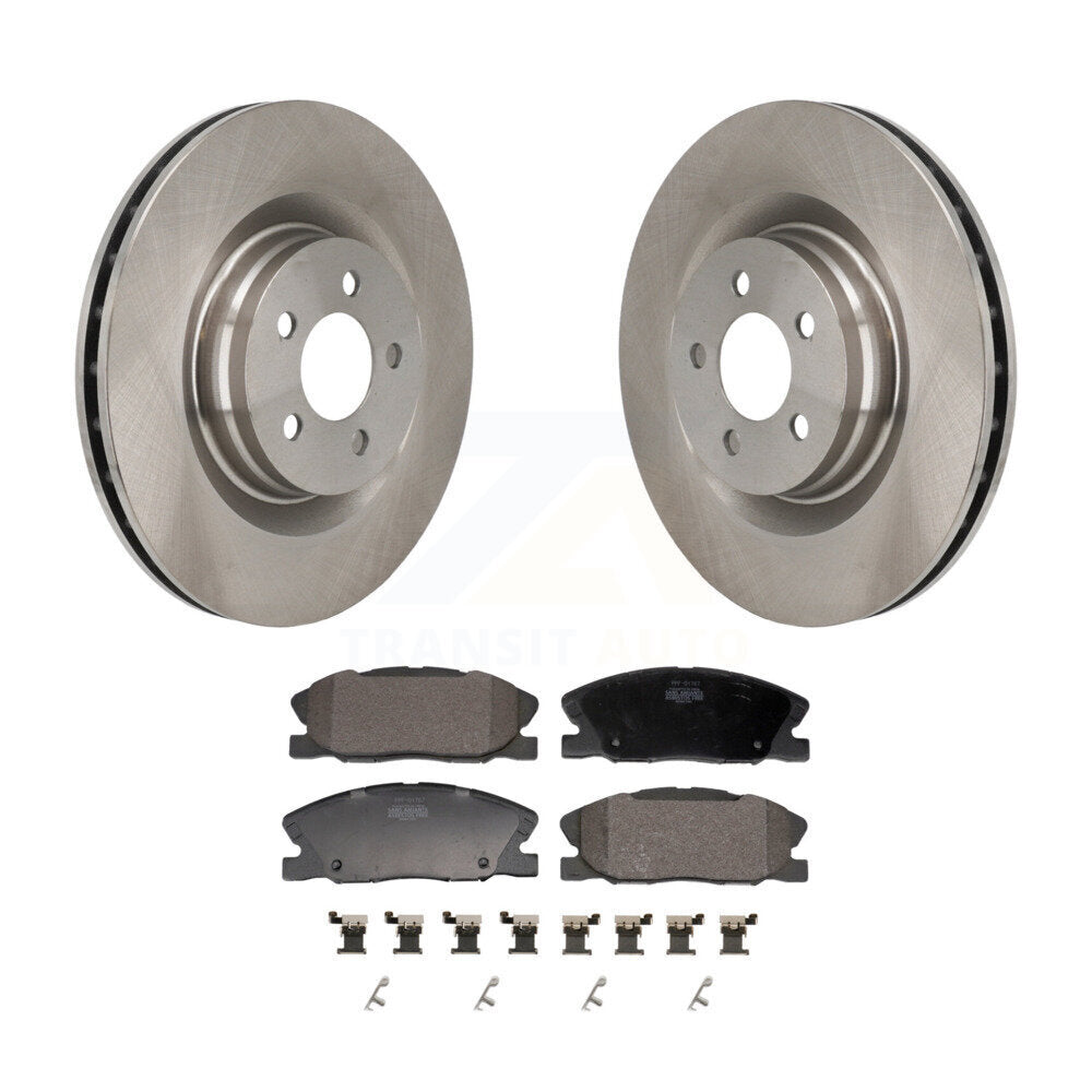 Kit de disques de frein à disque avant et plaquettes semi-métalliques pour Dodge Charger K8F-104225