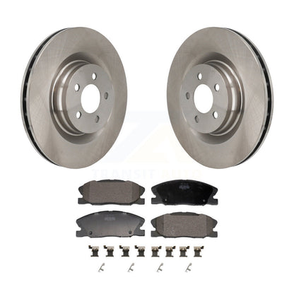 Kit de disques de frein à disque avant et plaquettes semi-métalliques pour Dodge Charger K8F-104225