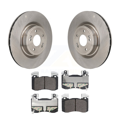 Kit de rotors de frein à disque avant et plaquettes semi-métalliques pour Genesis G70 Kia Stinger