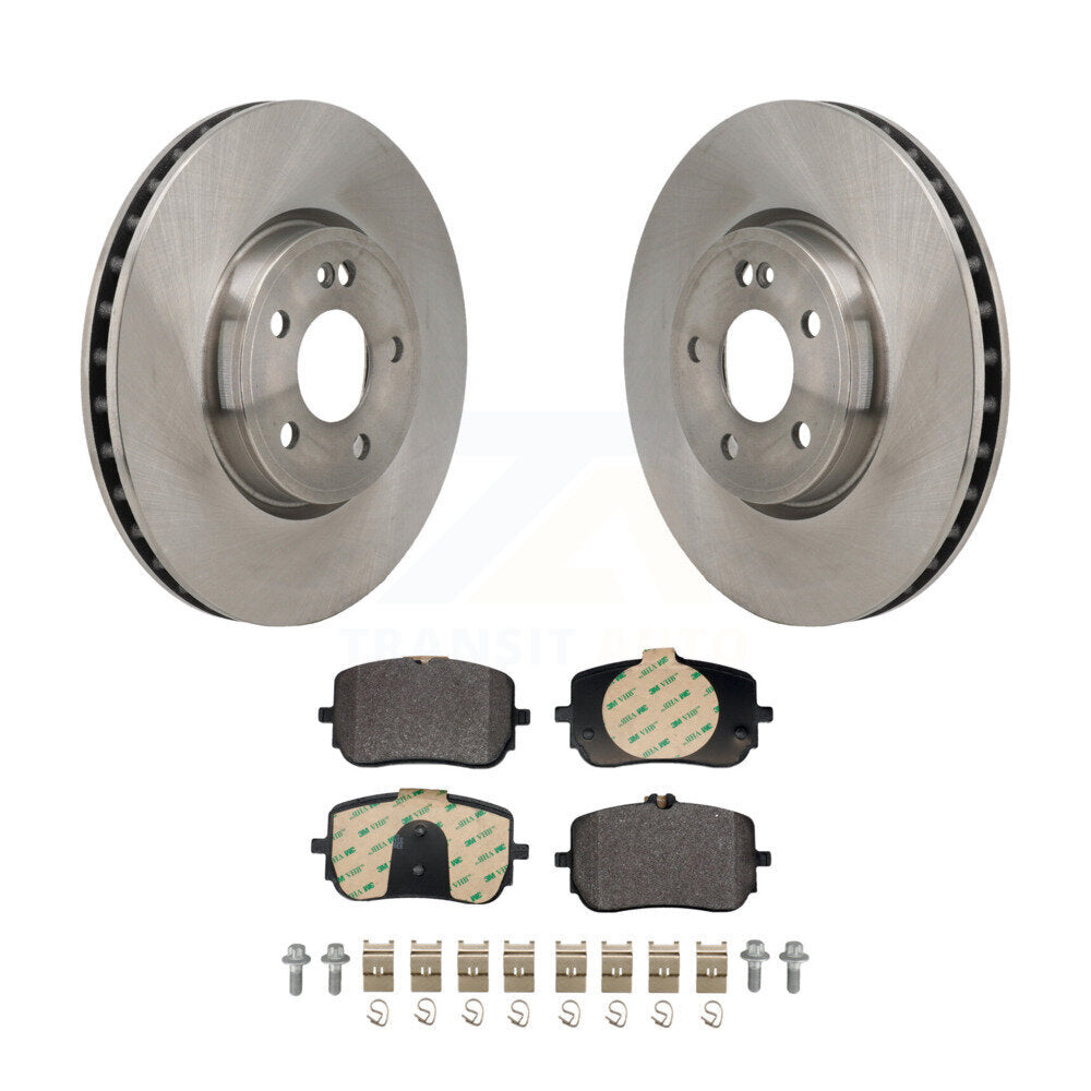 Kit de disques de frein à disque avant et plaquettes semi-métalliques pour Mercedes-Benz A220 CLA25