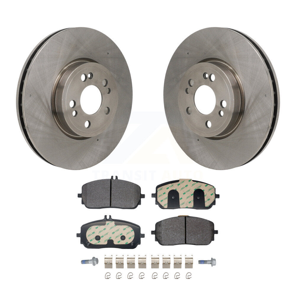 Kit de disques de frein à disque avant et plaquettes semi-métalliques pour Mercedes-Benz GLE350