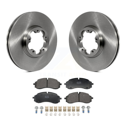 Rotors de frein à disque avant et Kit de plaquettes semi-métalliques pour Ford Transit-250 Transit-35
