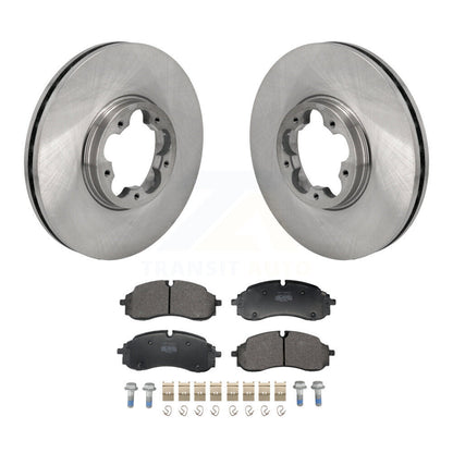 Rotors de frein à disque avant et Kit de plaquettes semi-métalliques pour Ford Transit-250 Transit-35