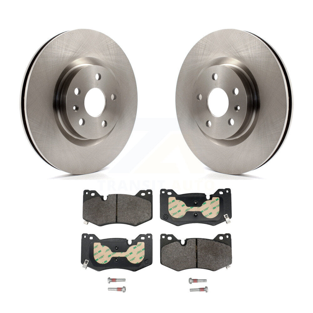 Kit de disques de frein à disque avant et plaquettes semi-métalliques pour Chevrolet Corvette