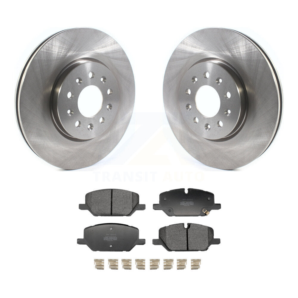Rotor de frein à disque avant et Kit de plaquettes semi-métalliques pour Chevrolet Equinox GMC Terrai