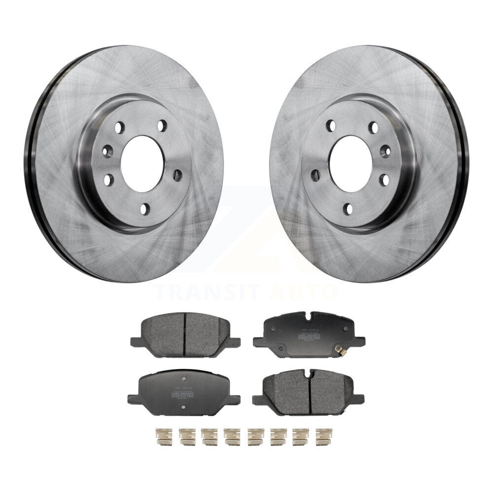 Kit de disques de frein à disque avant et plaquettes semi-métalliques pour GMC Terrain K8F-104248