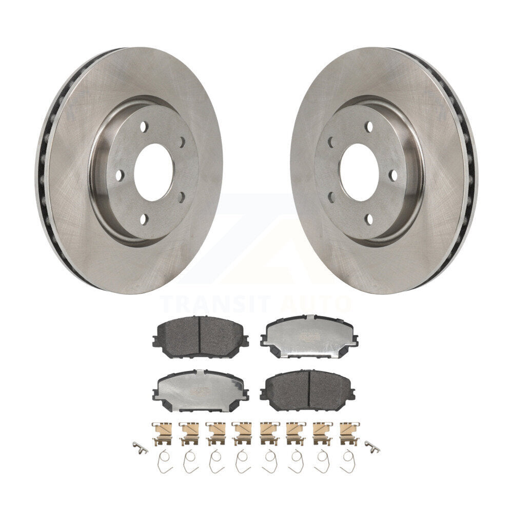Kit de disques de frein à disque avant et plaquettes semi-métalliques pour Nissan Rogue K8F-104258