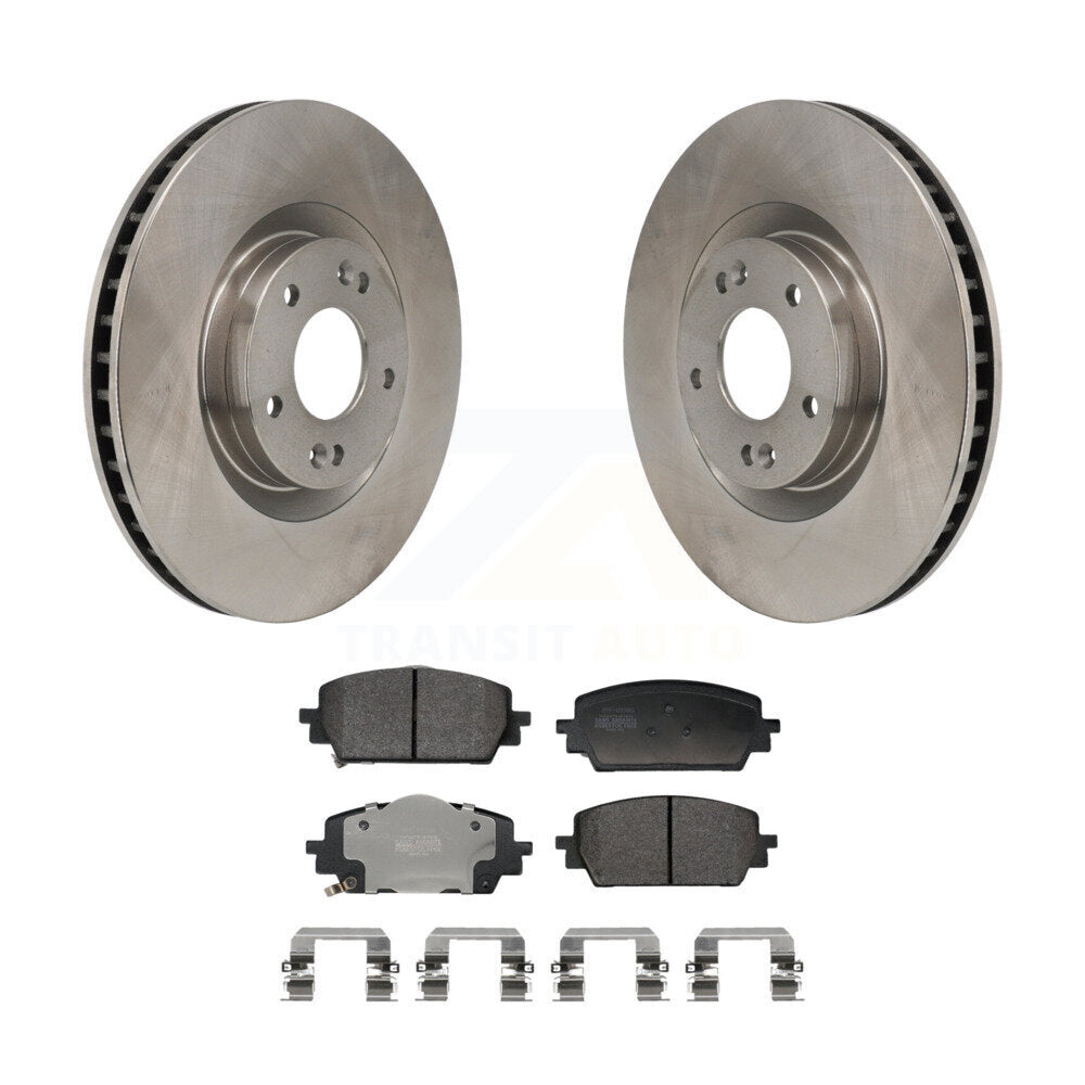Rotors de frein avant et Kit de plaquettes semi-métalliques pour Hyundai Santa Fe Kia Sorento Cru