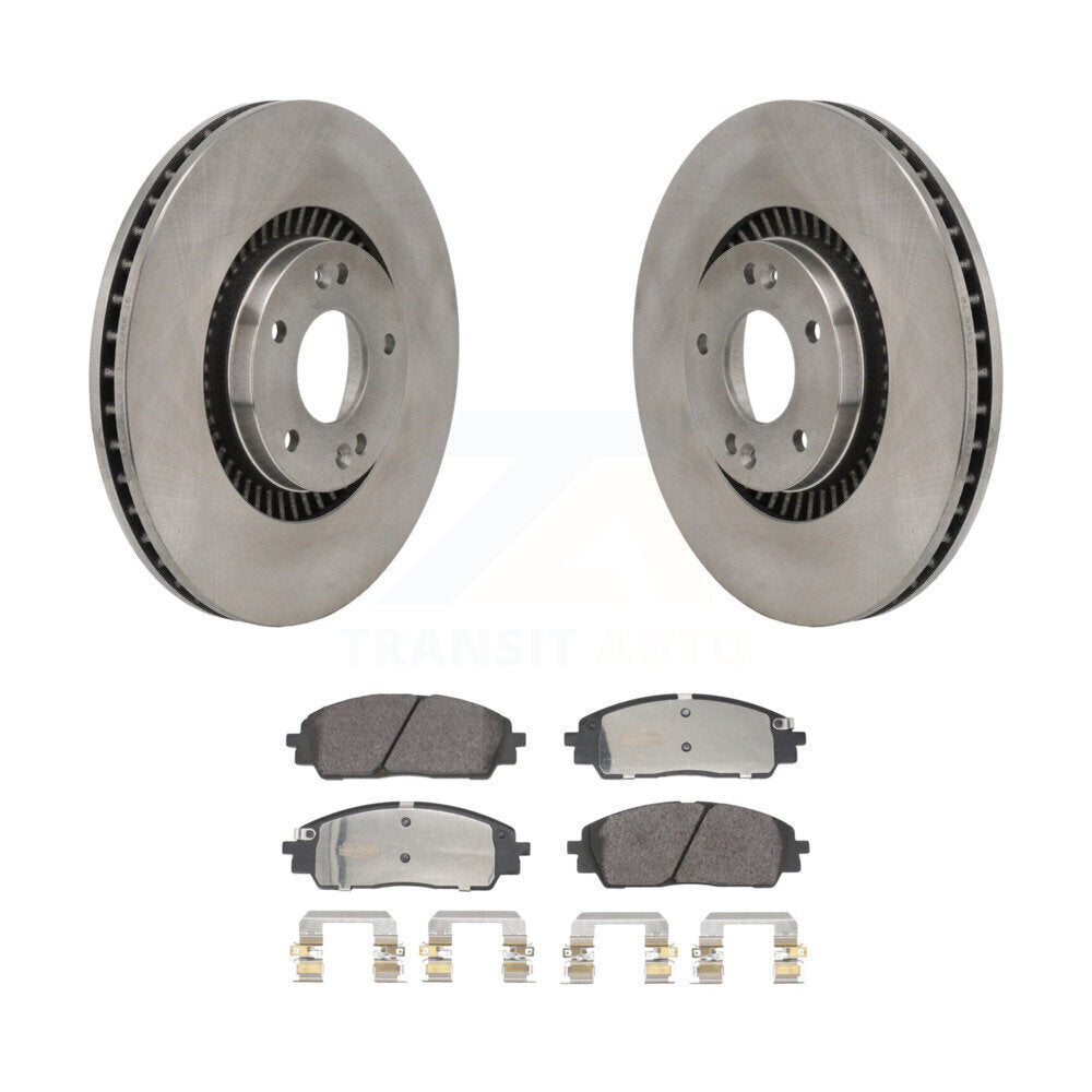 Kit de disques de frein à disque avant et plaquettes semi-métalliques pour Kia Carnival 2022 – 2024