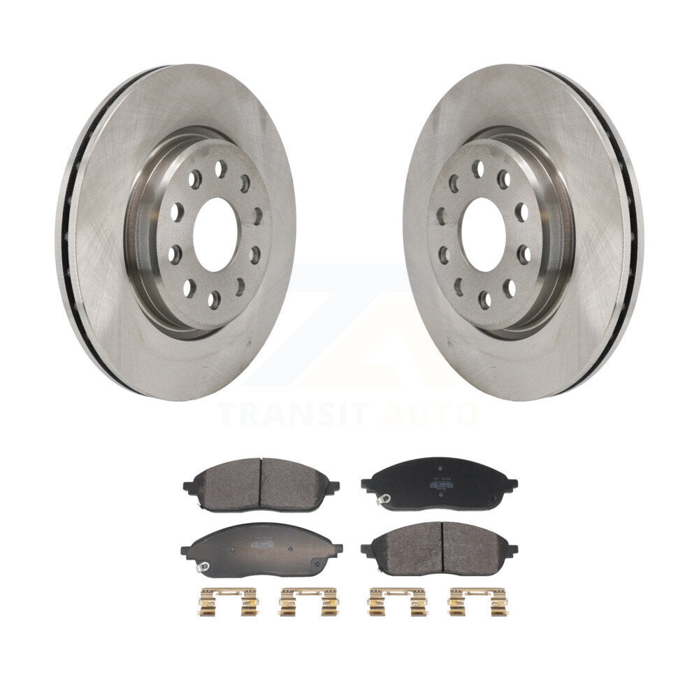 Kit de disques de frein à disque avant et plaquettes semi-métalliques pour Jeep Grand Cherokee L
