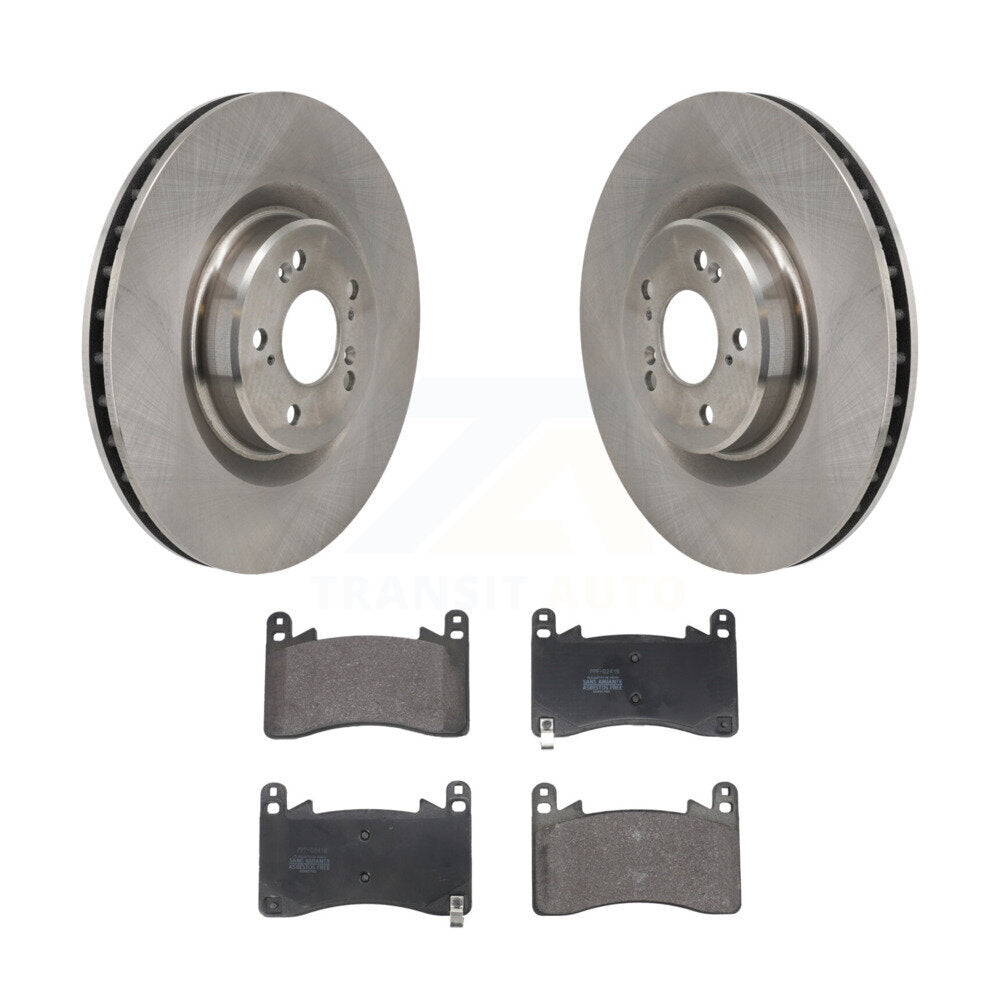 Kit de rotors de frein à disque avant et de plaquettes semi-métalliques pour Acura TLX 3.0L 2021 – 2023