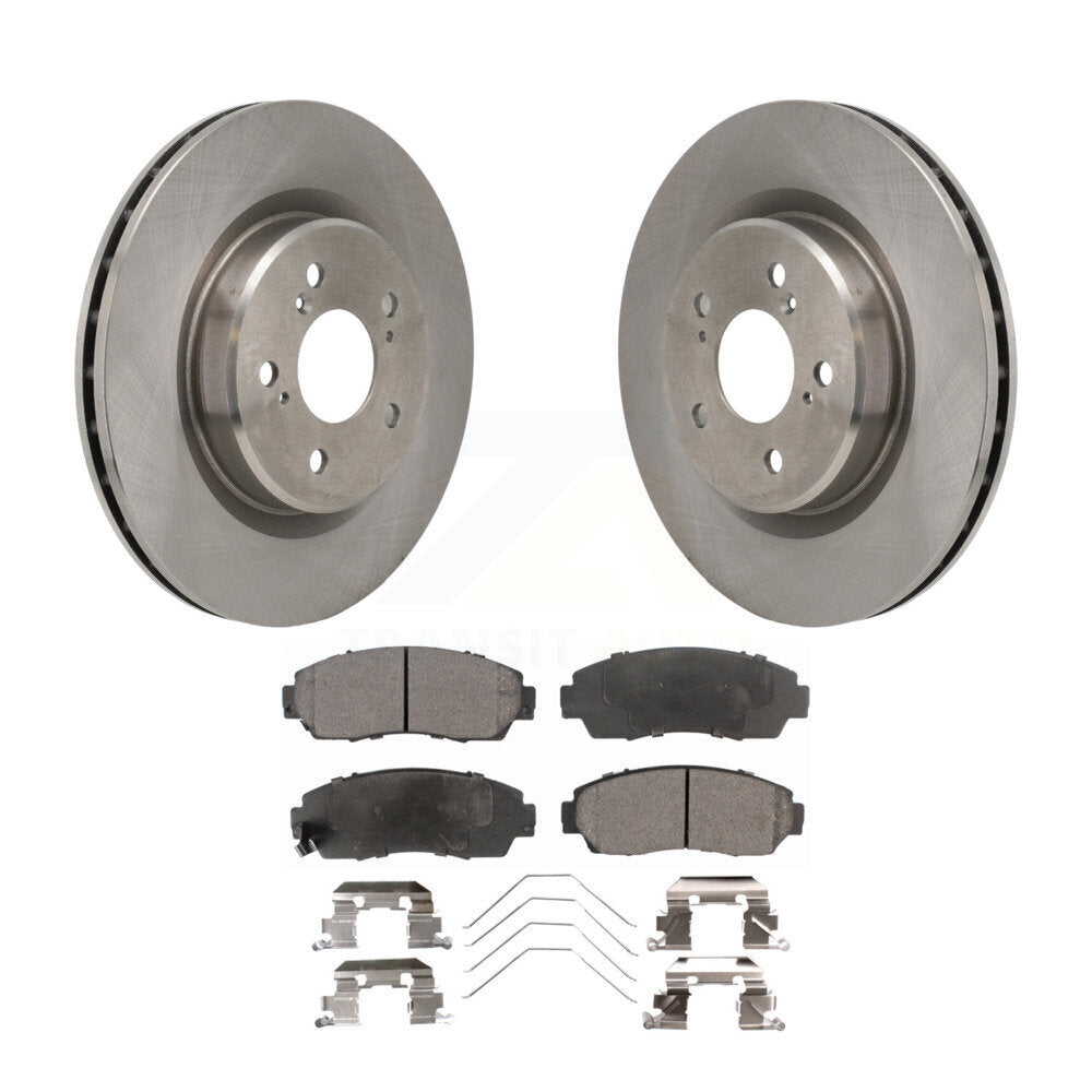 Kit de rotors de frein à disque avant et de plaquettes semi-métalliques pour Acura TLX 2.0L 2021 – 2023