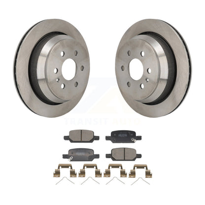Rotors de frein à disque arrière et Kit de plaquettes semi-métalliques pour Chevrolet Colorado GMC Canyo