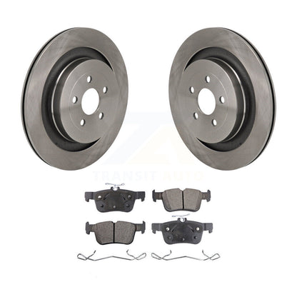 Kit de disques de frein à disque arrière et plaquettes semi-métalliques pour Ford Edge Lincoln Nautilu