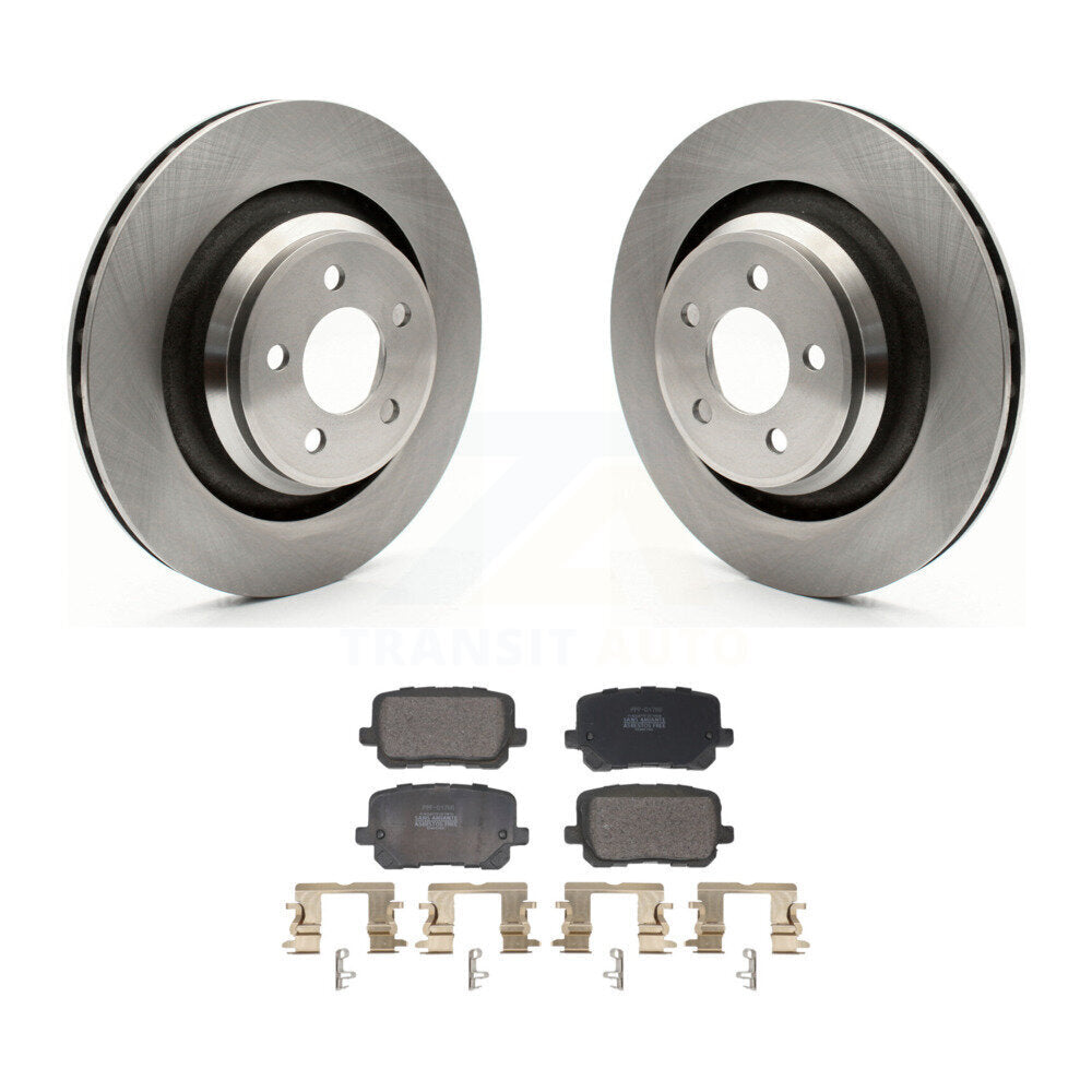Kit de disques de frein à disque arrière et plaquettes semi-métalliques pour Dodge Charger K8F-104289