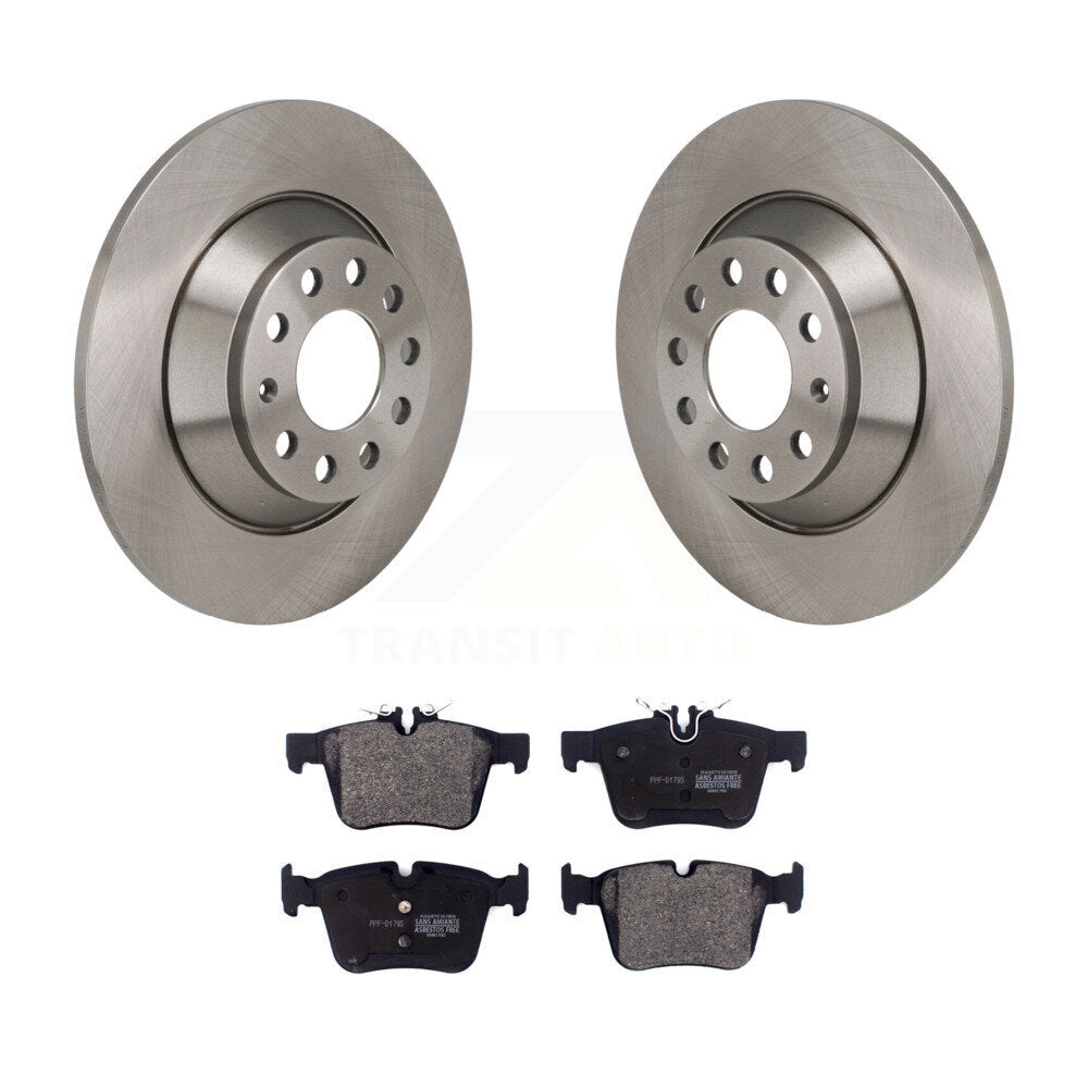 Kit de disques de frein à disque arrière et plaquettes semi-métalliques pour Mercedes-Benz C300