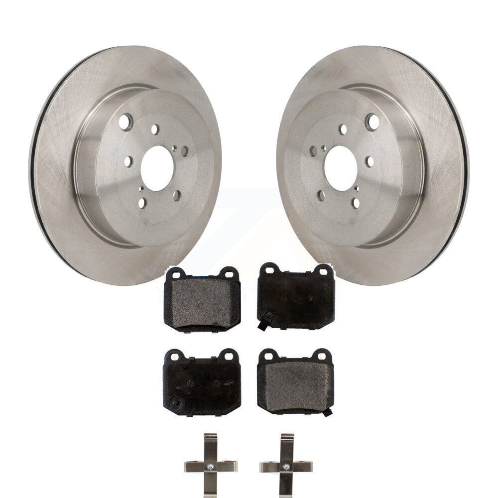 Kit de disques de frein à disque arrière et plaquettes semi-métalliques pour Subaru BRZ Toyota 86