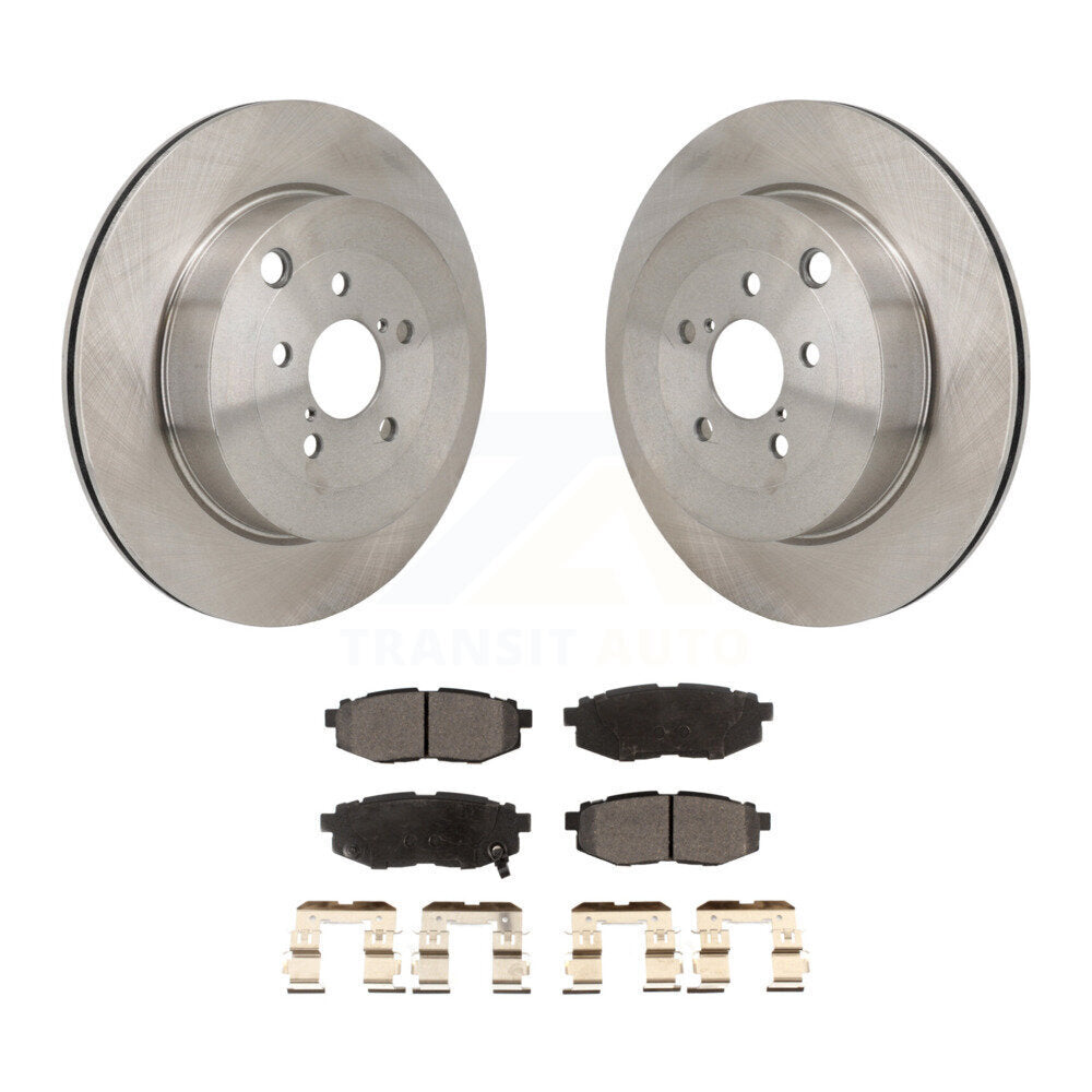 Kit de disques de frein à disque arrière et plaquettes semi-métalliques pour Subaru BRZ Toyota 86