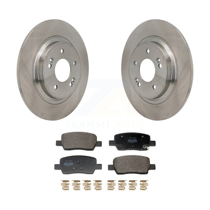 Rotor de frein à disque arrière et Kit de plaquettes semi-métalliques pour Hyundai Santa Fe Kia Sorent