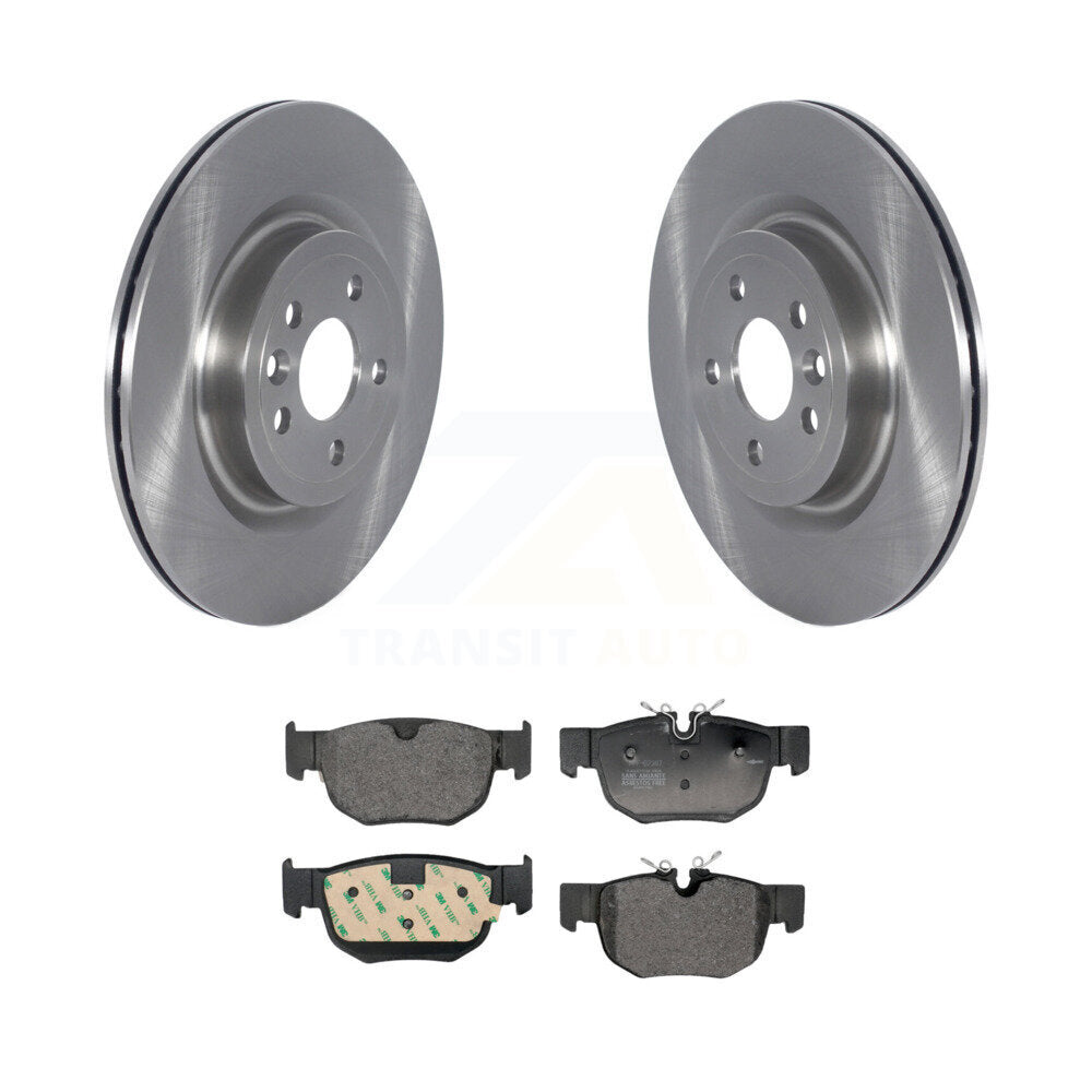 Kit de disques de frein à disque arrière et plaquettes semi-métalliques pour Jaguar F-Pace K8F-104299