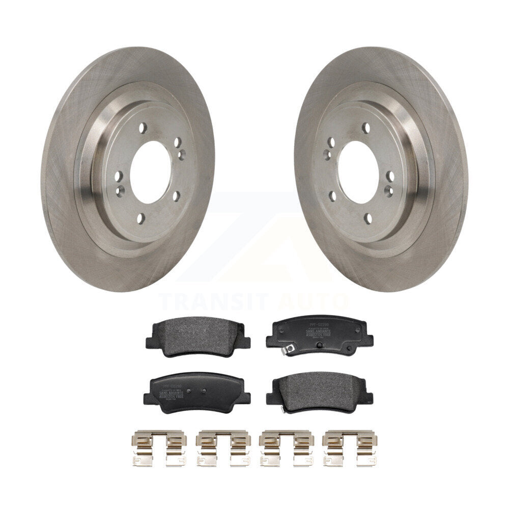 Rotors de frein à disque arrière et Kit de plaquettes semi-métalliques pour Hyundai Tucson Kia Sportag