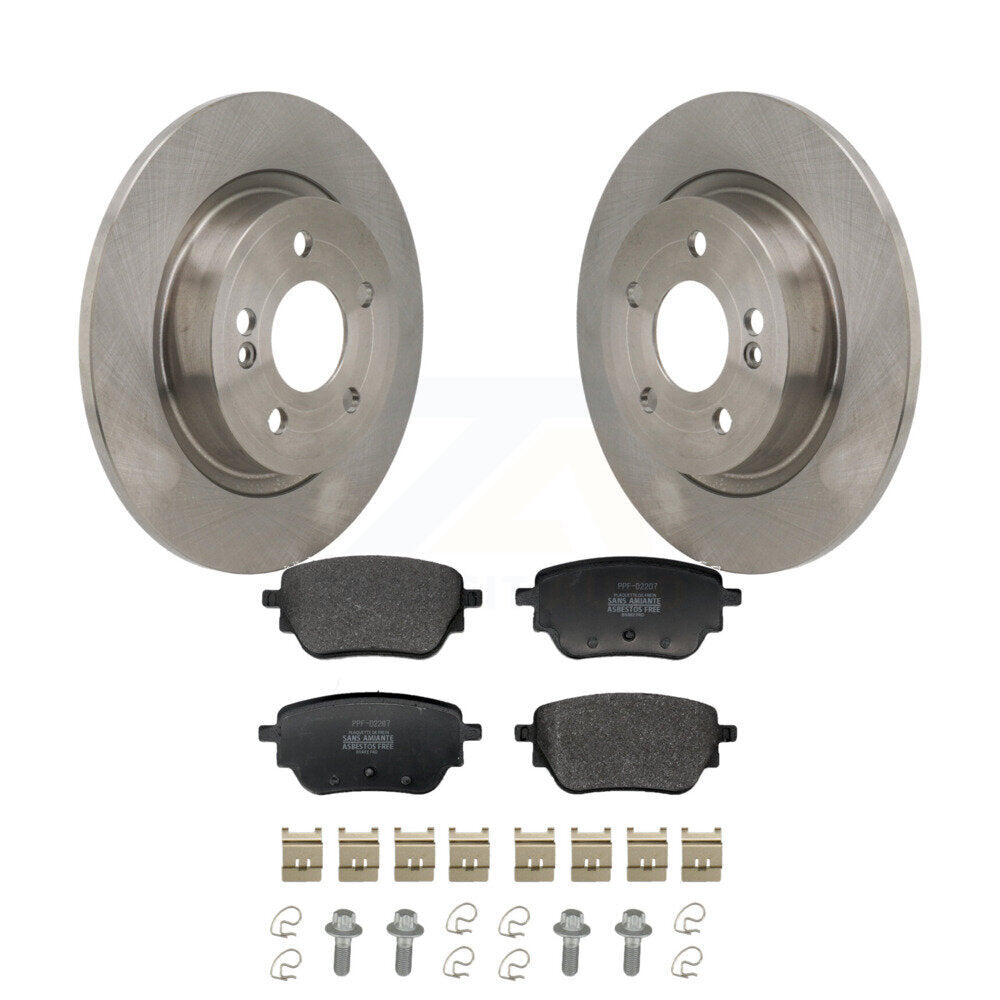 Kit de disques de frein à disque arrière et plaquettes semi-métalliques pour Mercedes-Benz A220 CLA250