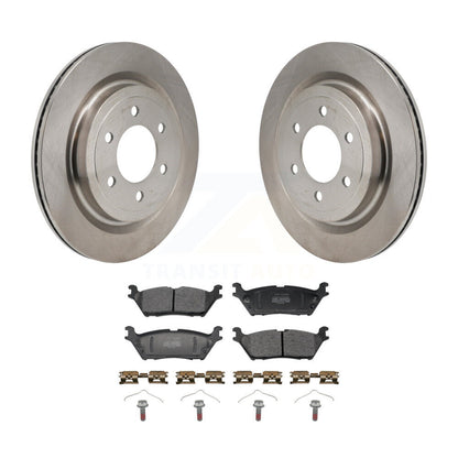 Kit de disques de frein à disque arrière et plaquettes semi-métalliques pour Ford F-150 Lightning
